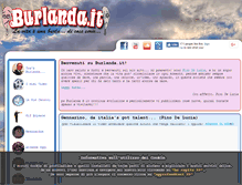 Tablet Screenshot of burlanda.it